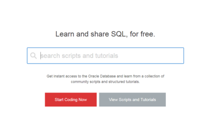 Aprender SQL gratis con Oracle