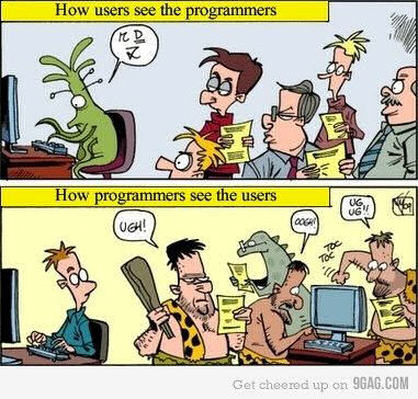 Como ven los usuarios a los programadores